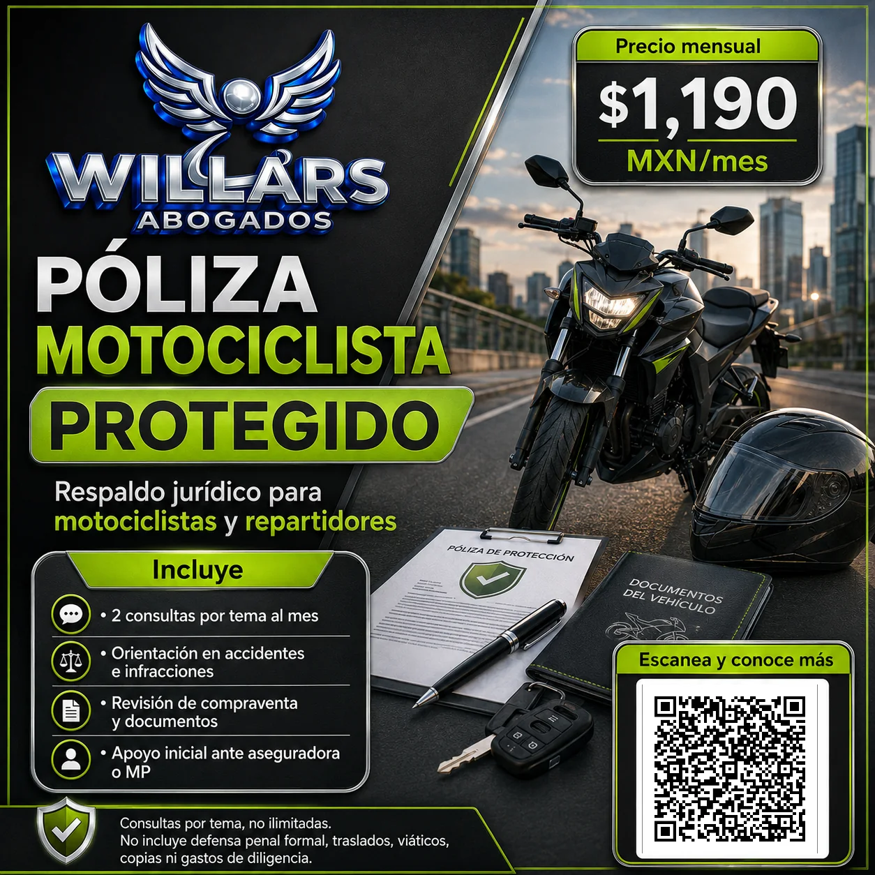 Póliza Motociclista Protegido